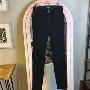 PAIGE Women's Black Skinny Jeans